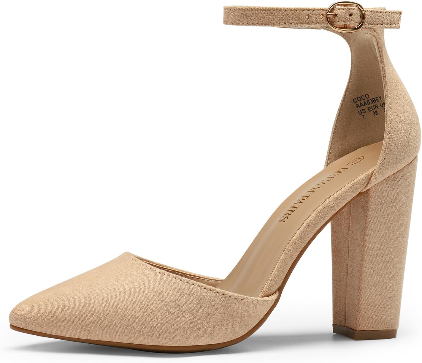 DREAM PAIRS Women's Coco High Heels Chunky Block Pumps Review