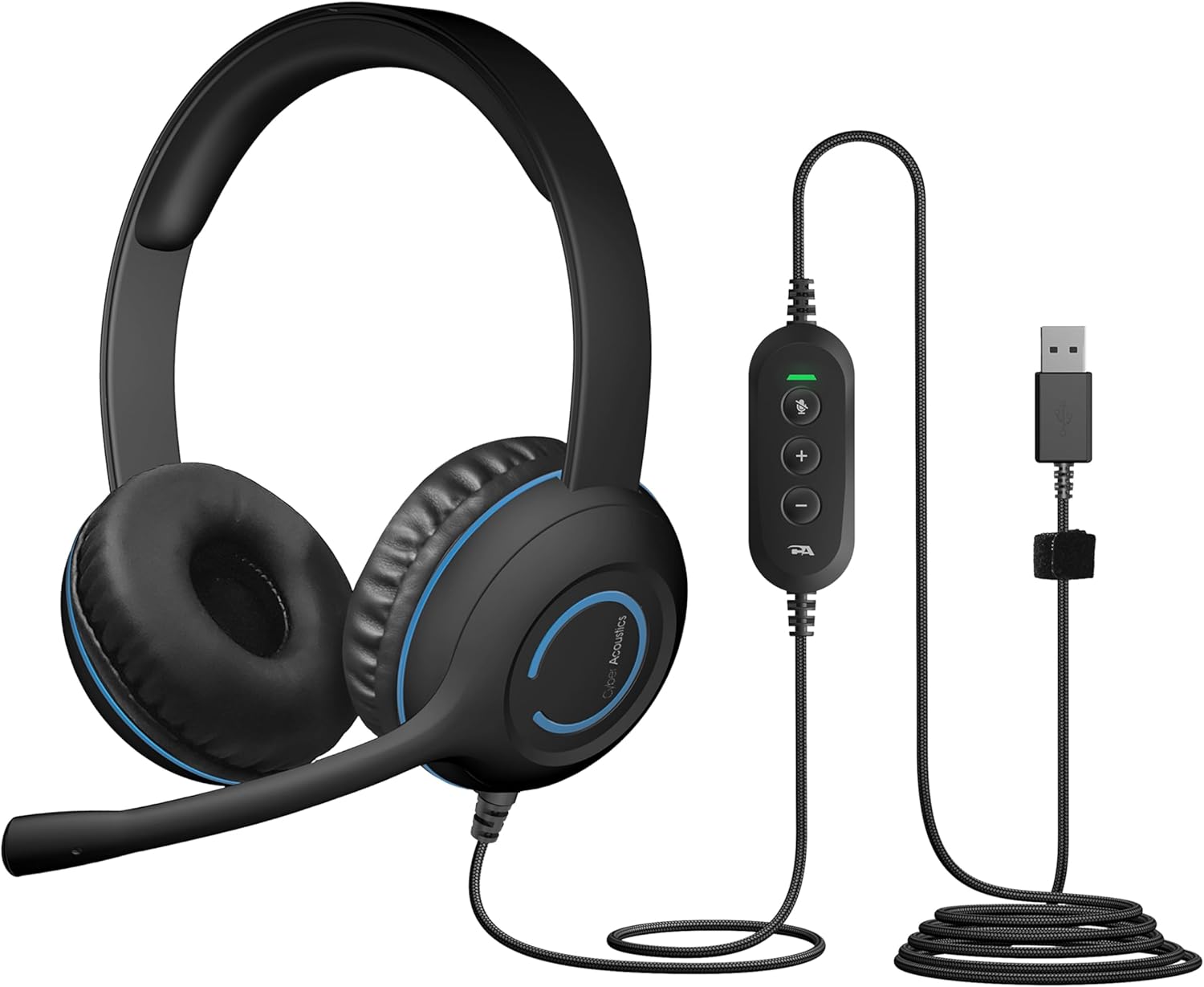 Cyber Acoustics USB Stereo Headset for Clear Communication