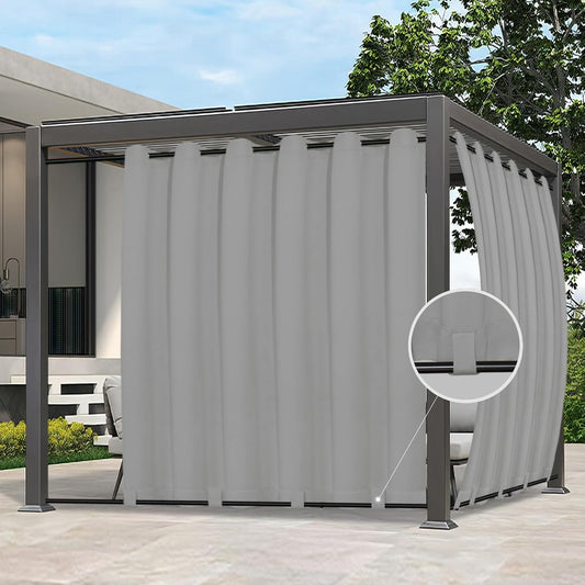 Easy-Going Outdoor Curtains for Patio, Pergola, and Gazebo
