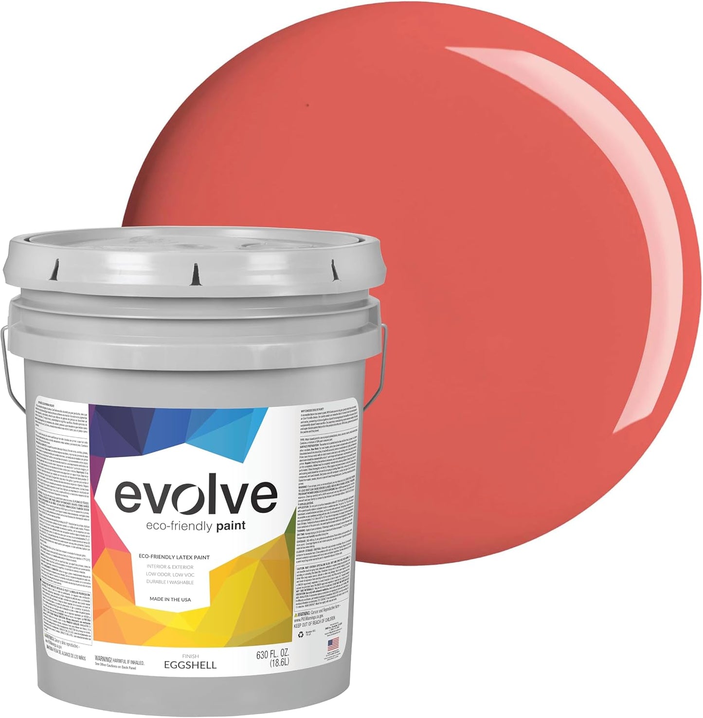 EVOLVE Paint & Primer: Eco-friendly Low Sheen for All Surfaces