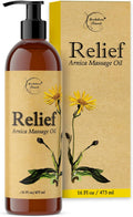 Relief Arnica Massage Oil for Sore Muscles and Joints Therapy