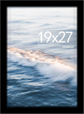 19x27 Picture Frame Black Poster Frame for Horizontal or Vertical