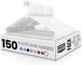 Utopia Home Plastic Hangers 150 Pack - Durable Slim Closet Hangers