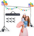 Backdrop Stand 10 x 7 ft Adjustable Support System - Fast Setup