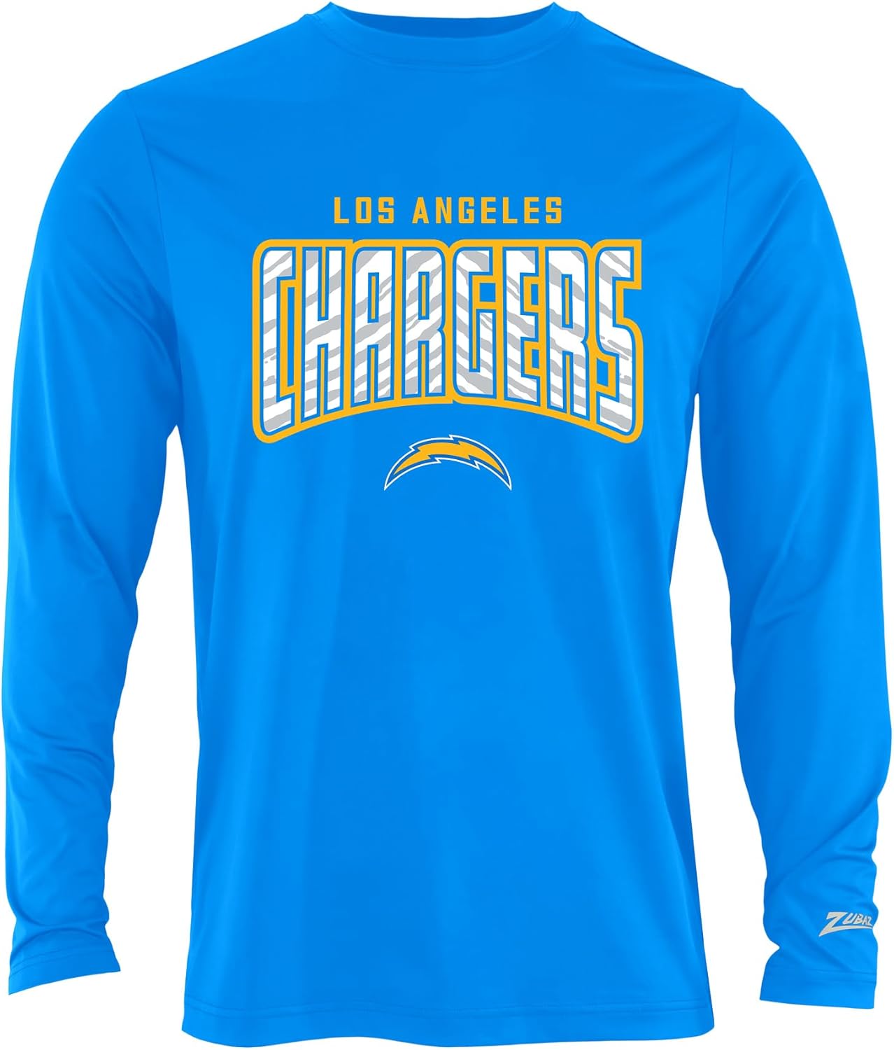 Zubaz NFL Men's Long Sleeve Team Graphic T-Shirt for Fans