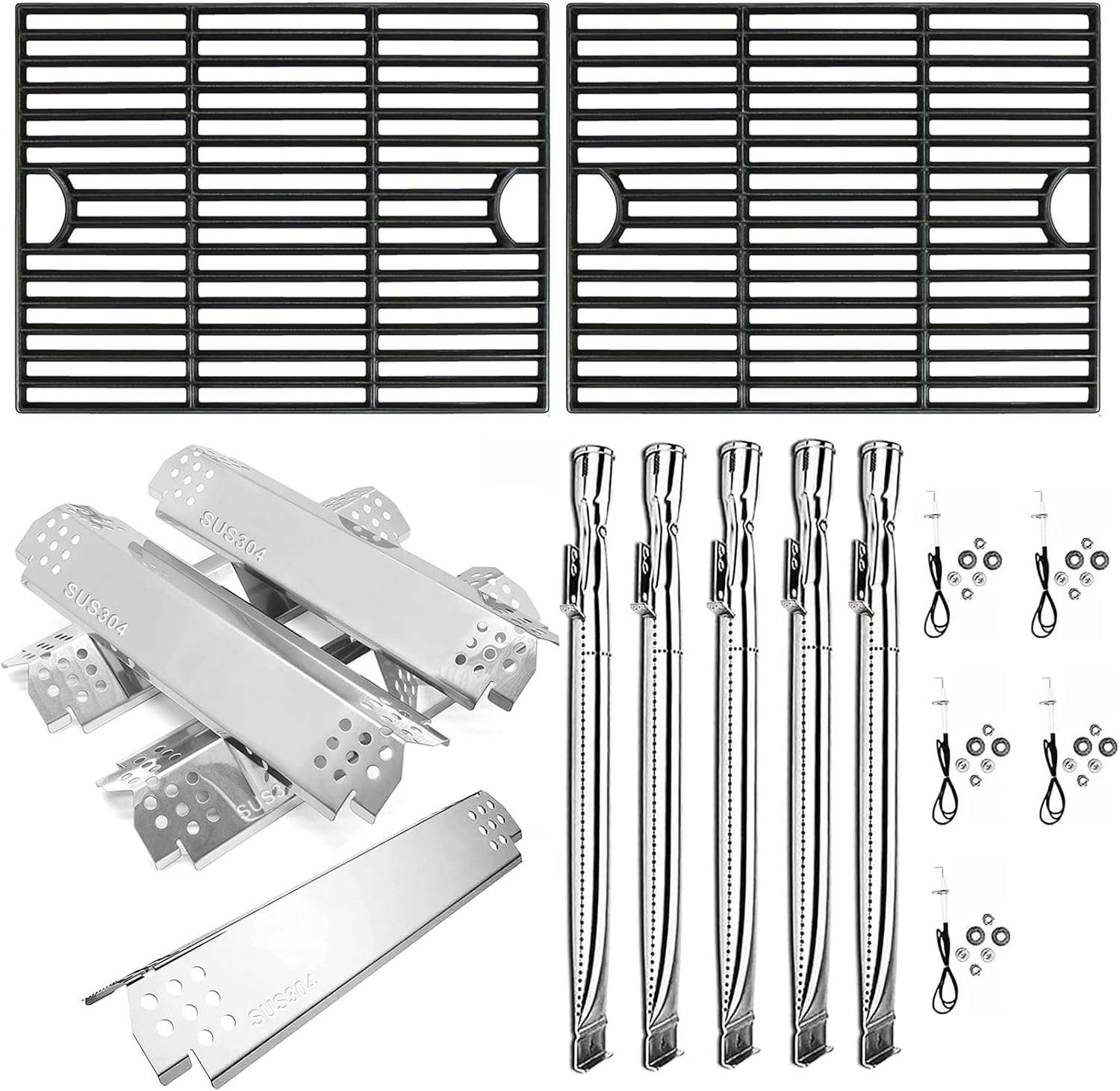 Hisencn 304 Stainless Steel Grill Parts for Nexgrill Models