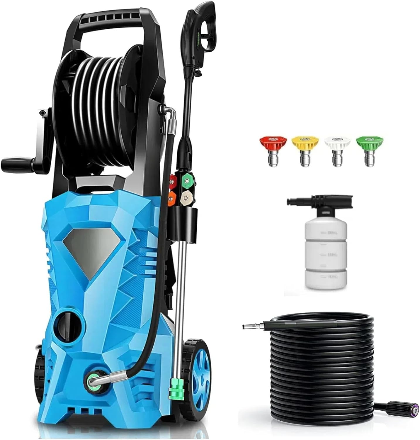 5000PSI Pressure Cleaner with 4 Nozzles for Home and Car