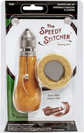 Speedy Stitcher Sewing Awl for Heavy Material with Wood Handle