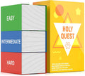 HOLY QUEST Bible Trivia Game 400 Cards Pack - Fun for Family Nights