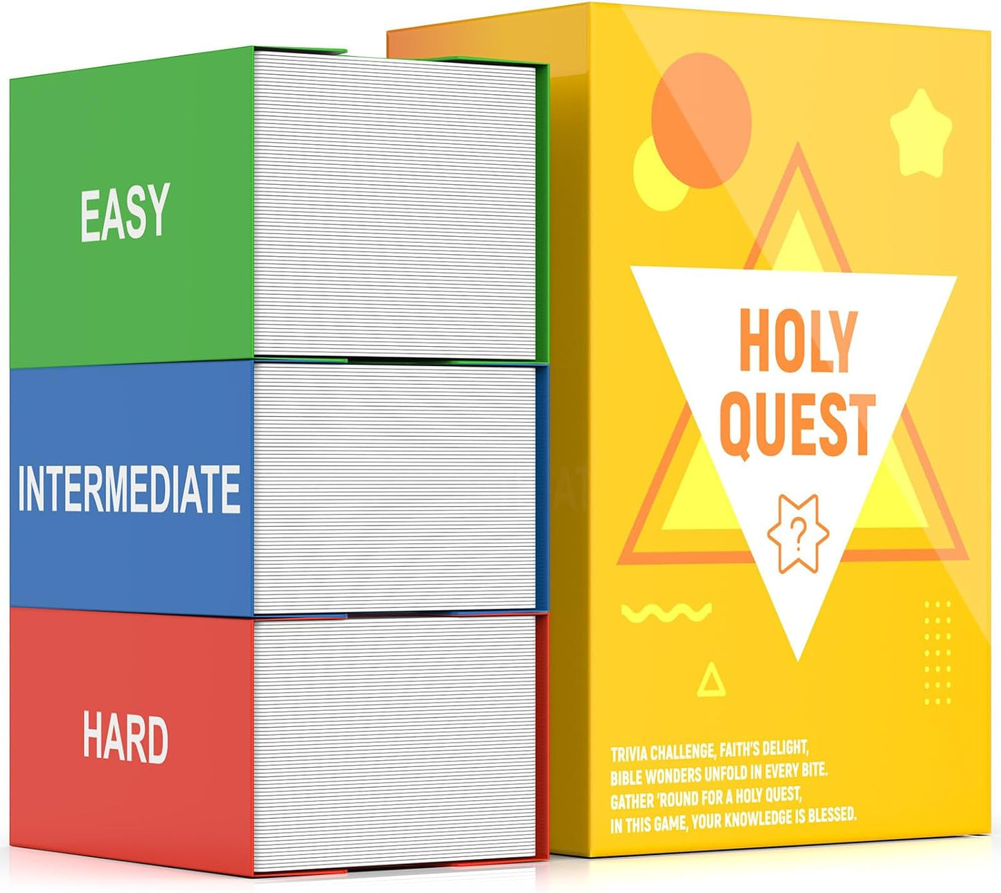 HOLY QUEST Bible Trivia Game for Family and Church Gatherings