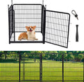 40 in Garden Fence Animal Barrier, 4 Panels 8.9 ft - Tall Yard Gate