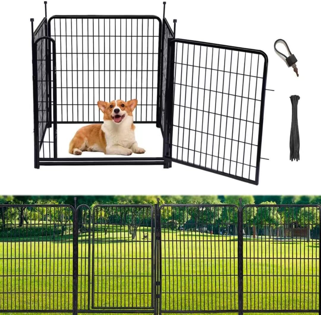 40 in Garden Fence Animal Barrier for Dogs and Outdoor Use