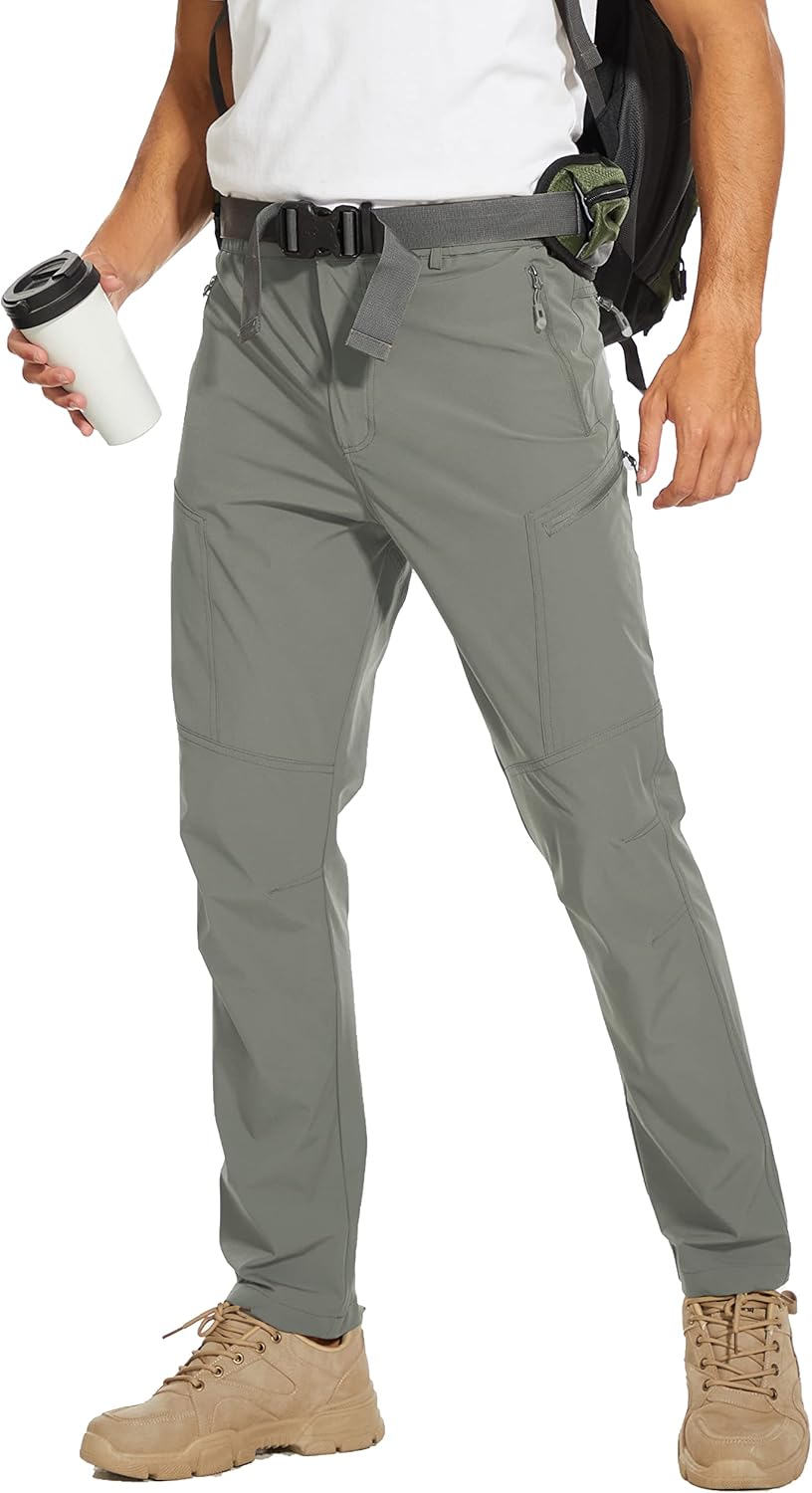 Arunlluta Hiking Pants for Men - Lightweight Quick Dry Travel Wear