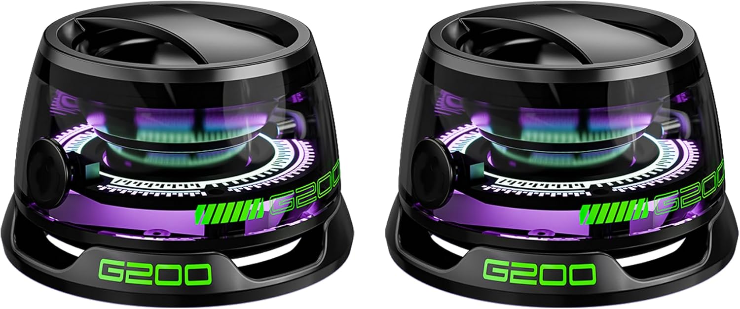 Portable Magnetic Bluetooth Speaker - 3D Surround Sound, RGB Lights - Hounyoln