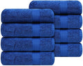 Ample Decor Hand Towel 18 x 28 in Set of 8 - Thick Soft Absorbent