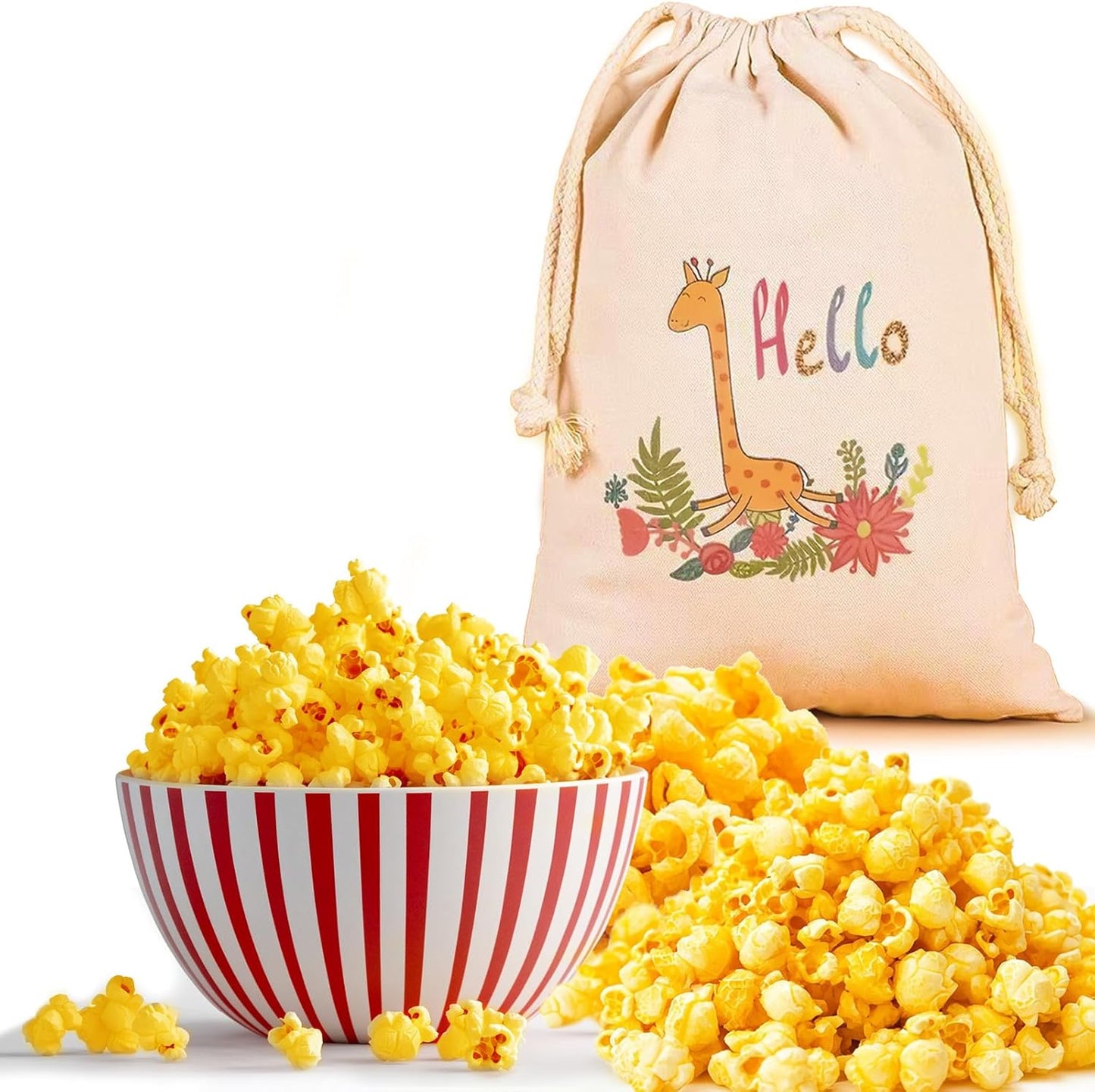 Reusable Cotton Popcorn Popper: On-the-Go Perfection