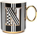 My Mug Decorative Ceramic Letter Mug - Stylish Everyday Coffee Cup