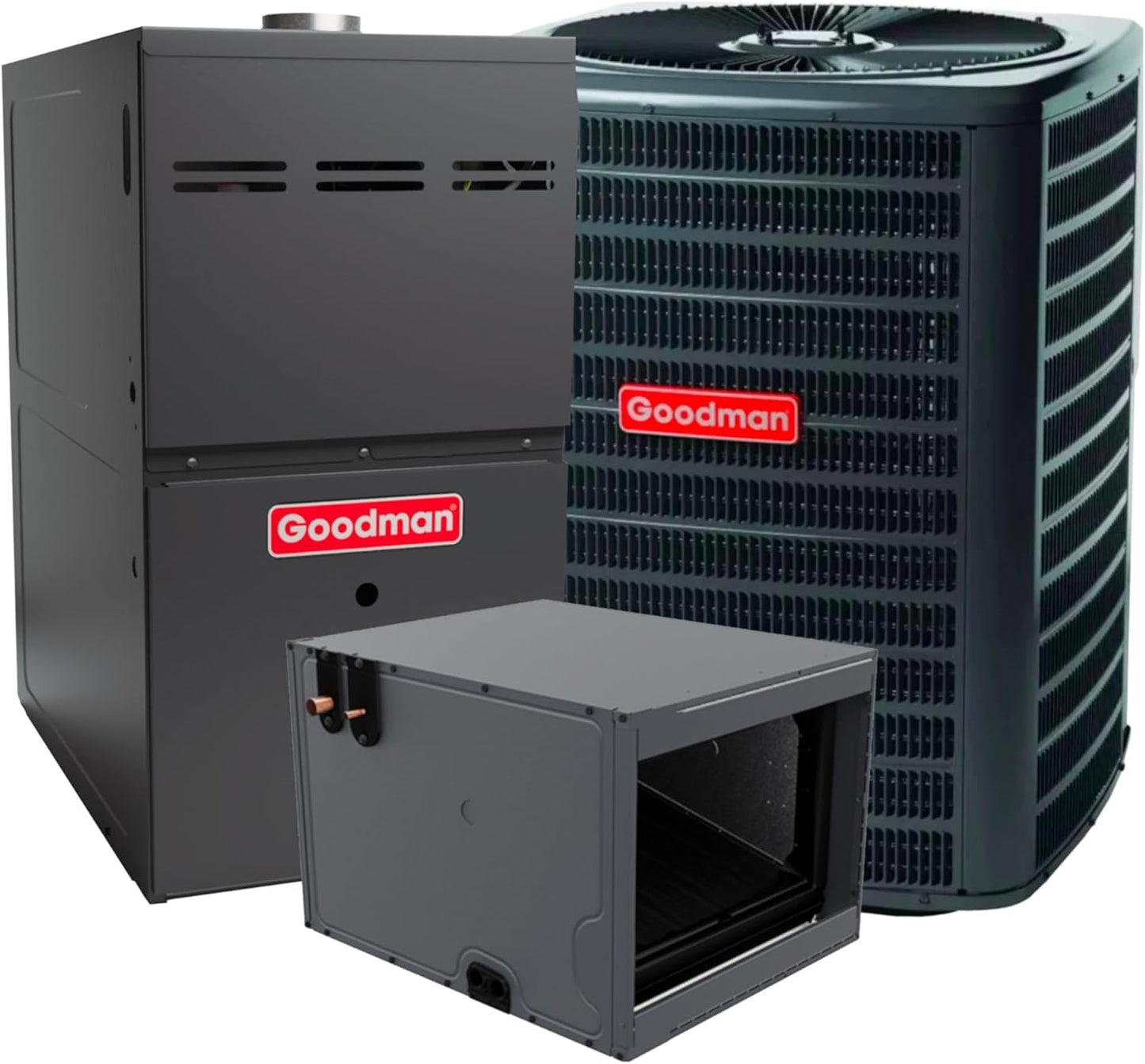 Goodman 5 TON 14 SEER2 AC System & 80% AFUE 120k BTU Furnace