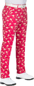 Mens Plaid Golf Pants Relaxed Fit - King of Diamonds Design