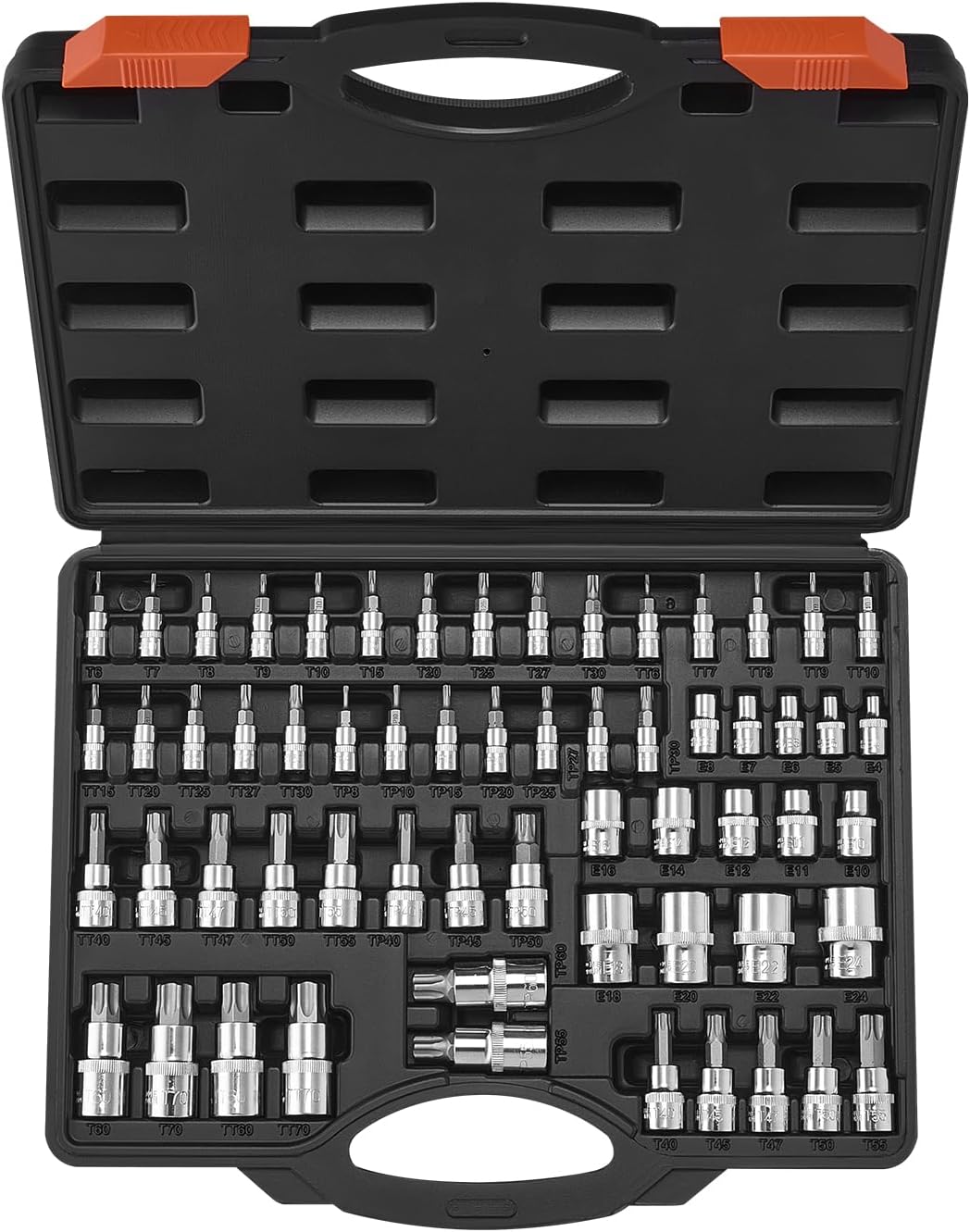 VEVOR Torx Bit Socket Set - 60-Piece Durable Tool Collection