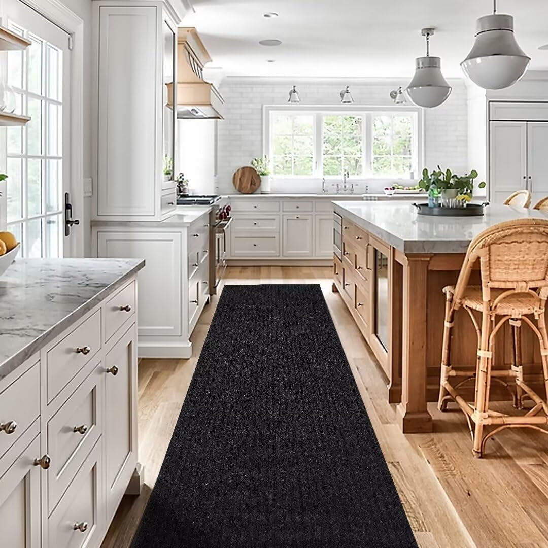 Non-Slip Runner Rug 4ft x 13ft for Hallway Kitchen Entryway