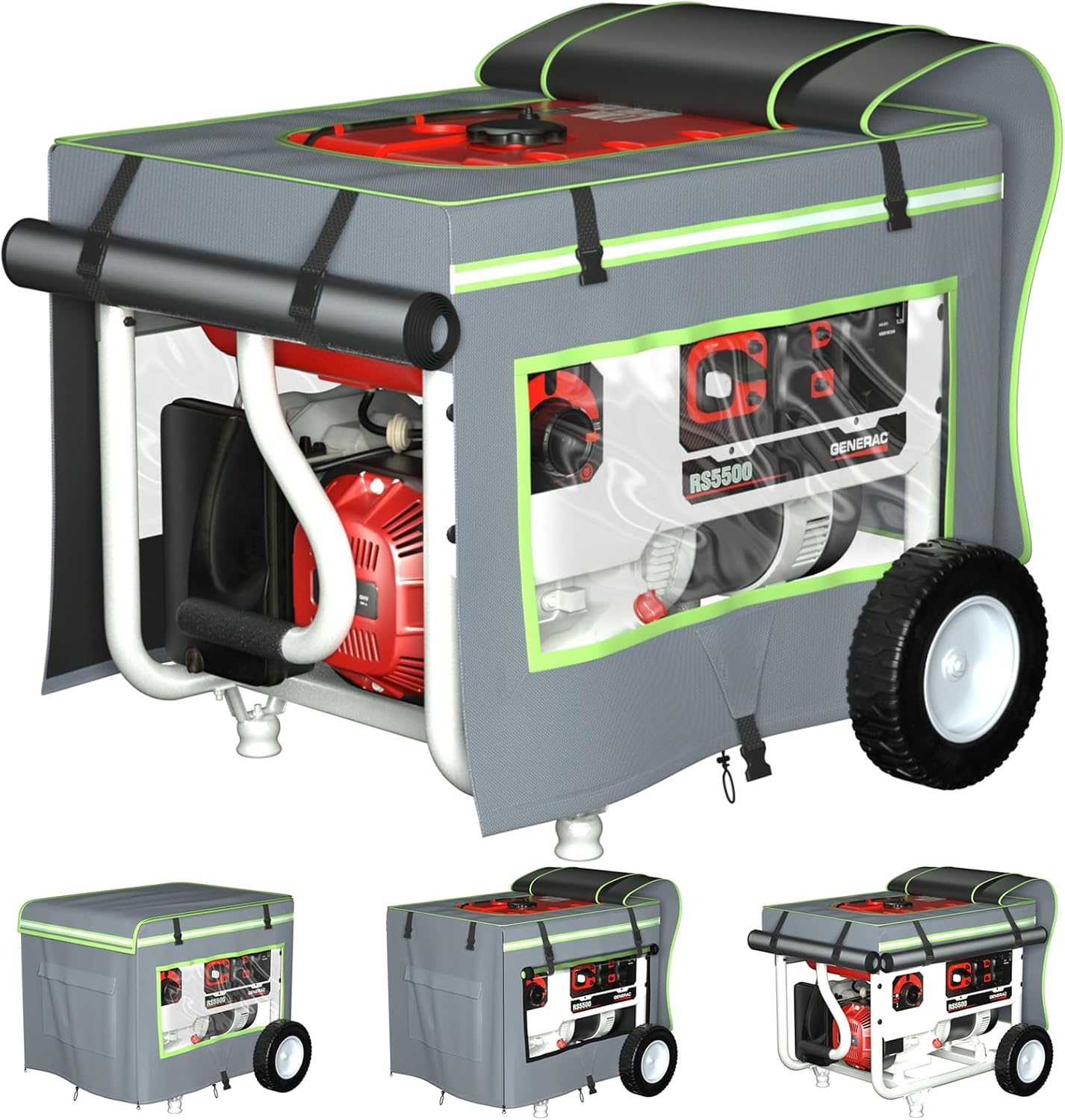 Heavy Duty Waterproof Generator Covers for 3000W-5000W Generators