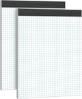 Graph Paper 8.5 x 11 Quad Ruled Grid Paper Pad, 2 Pack - Precise 4x4