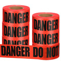 Caution Danger Tape Roll 3in x 1000ft 6-Pack - High Visibility Safety