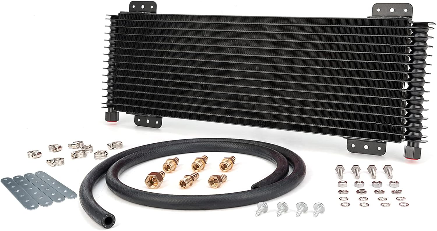 Low Pressure Drop Transmission Oil Cooler for Heavy-Duty Vehicles
