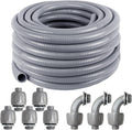 3/4ft Dia Liquid Tight Conduit 50 ft - Flexible PVC Waterproof Conduit