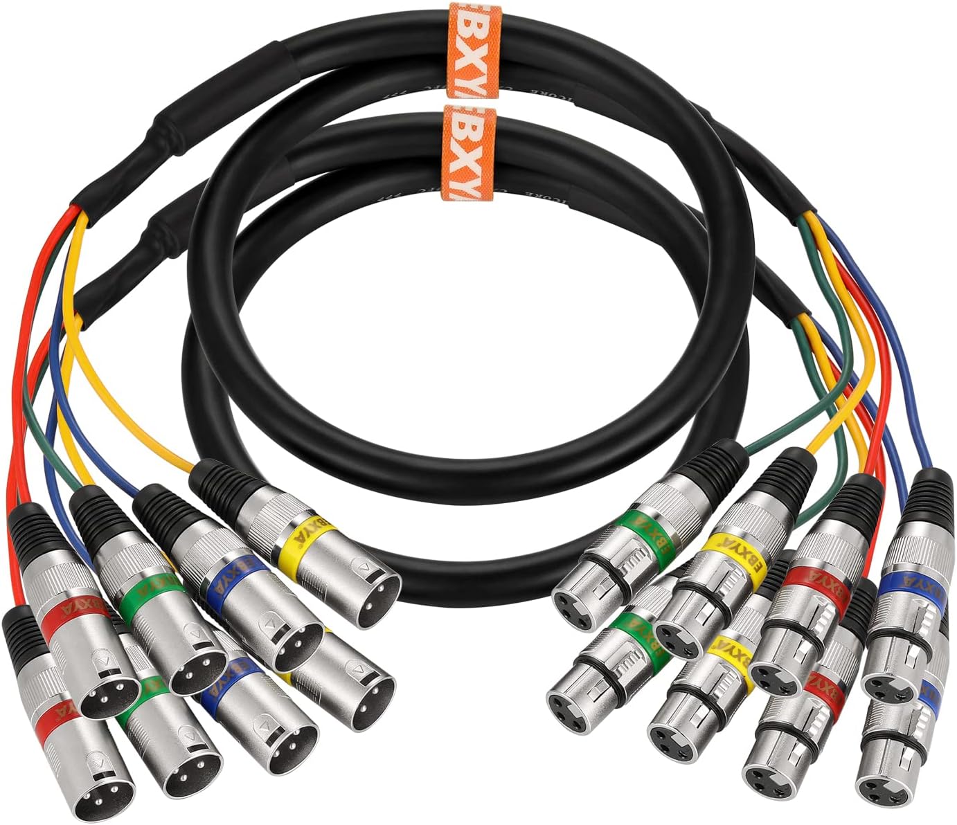EBXYA 3 Ft XLR Snake Cables for Live and Studio Recording