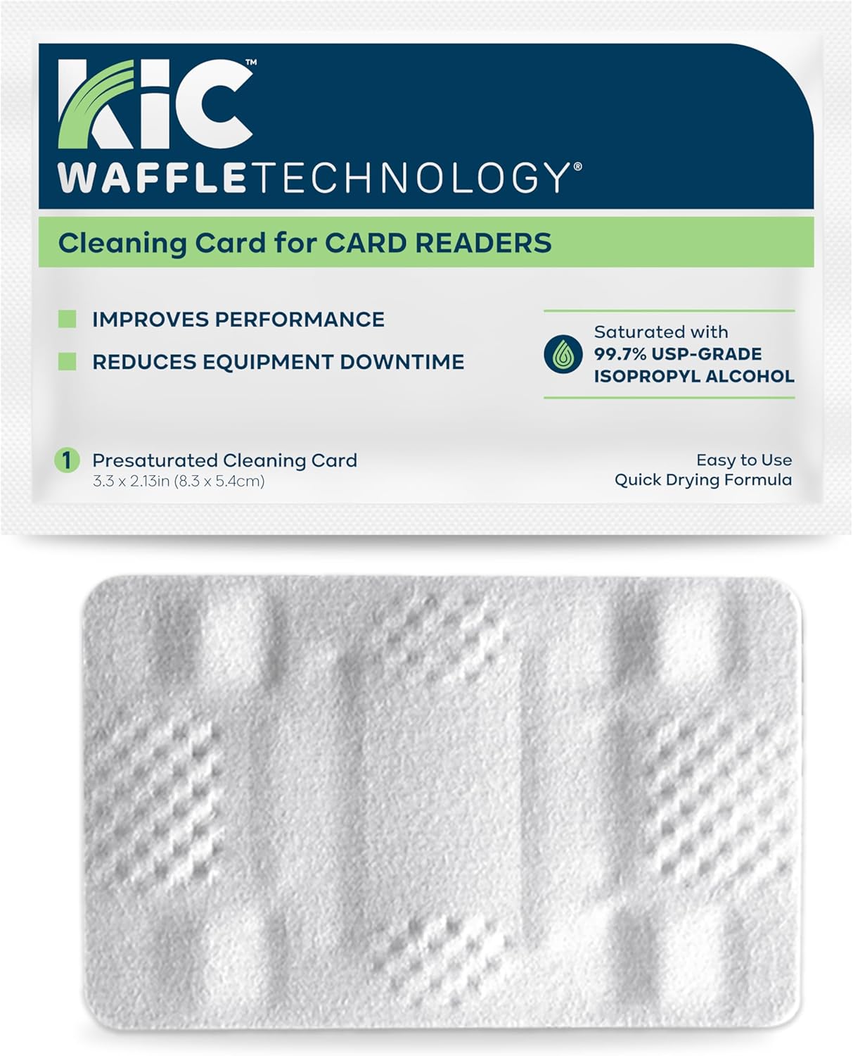 Waffletechnology Cleaning Cards for Card Reader Machines - 40 Count