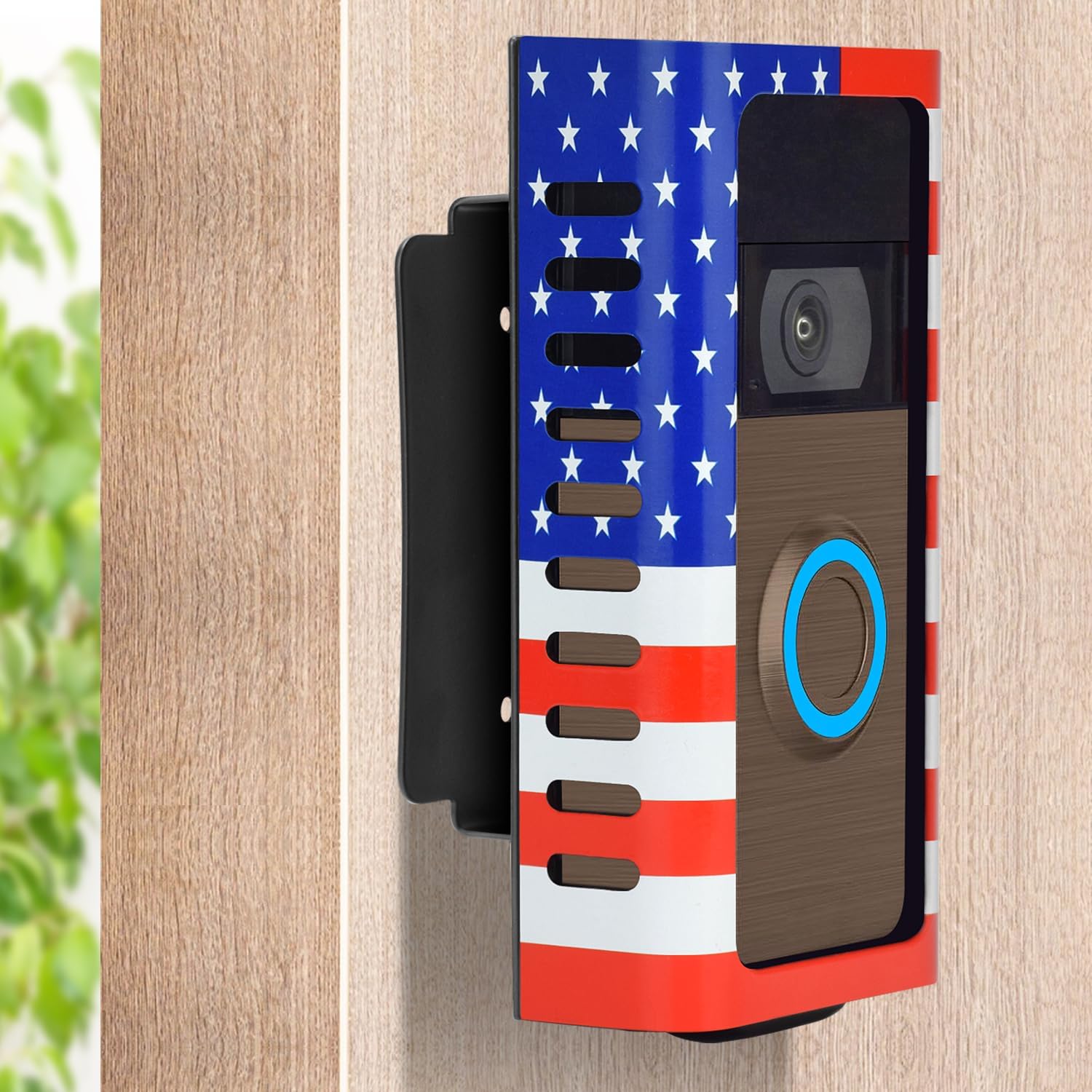 Anti-Theft Doorbell Mount - Adjustable Steel Bracket