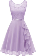 Homecoming Cocktail Dress Short Lace Ruffle Hem - Elegant Party Fit