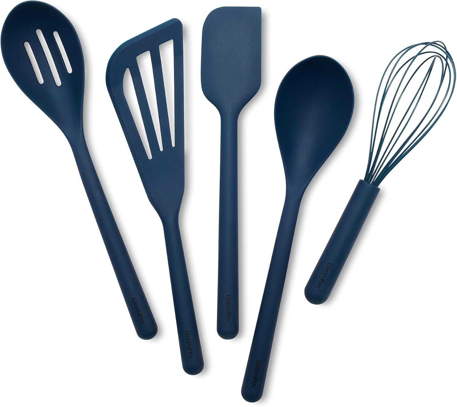 GreenPan Silicone 5 Piece Cooking Utensil Set for Every Kitchen
