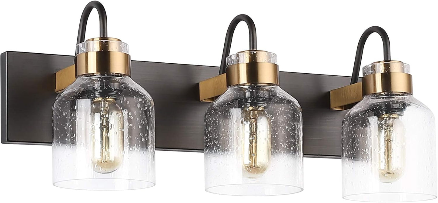 PRESDE Black Vintage Bathroom Vanity Light Fixtures for Style