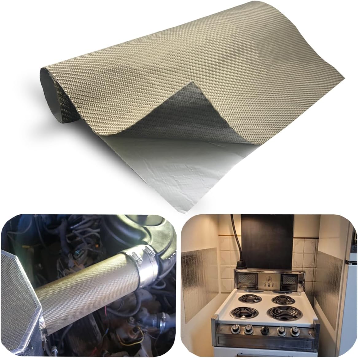DEGEOBERLIN Titanium Heat Shield Tape: 2500F Protection