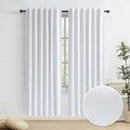 Blackout Linen Doorway Curtains for Bedroom and Living Room