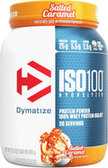 ISO100 Whey Protein Isolate Salted Caramel - Fast Absorb 25g Protein