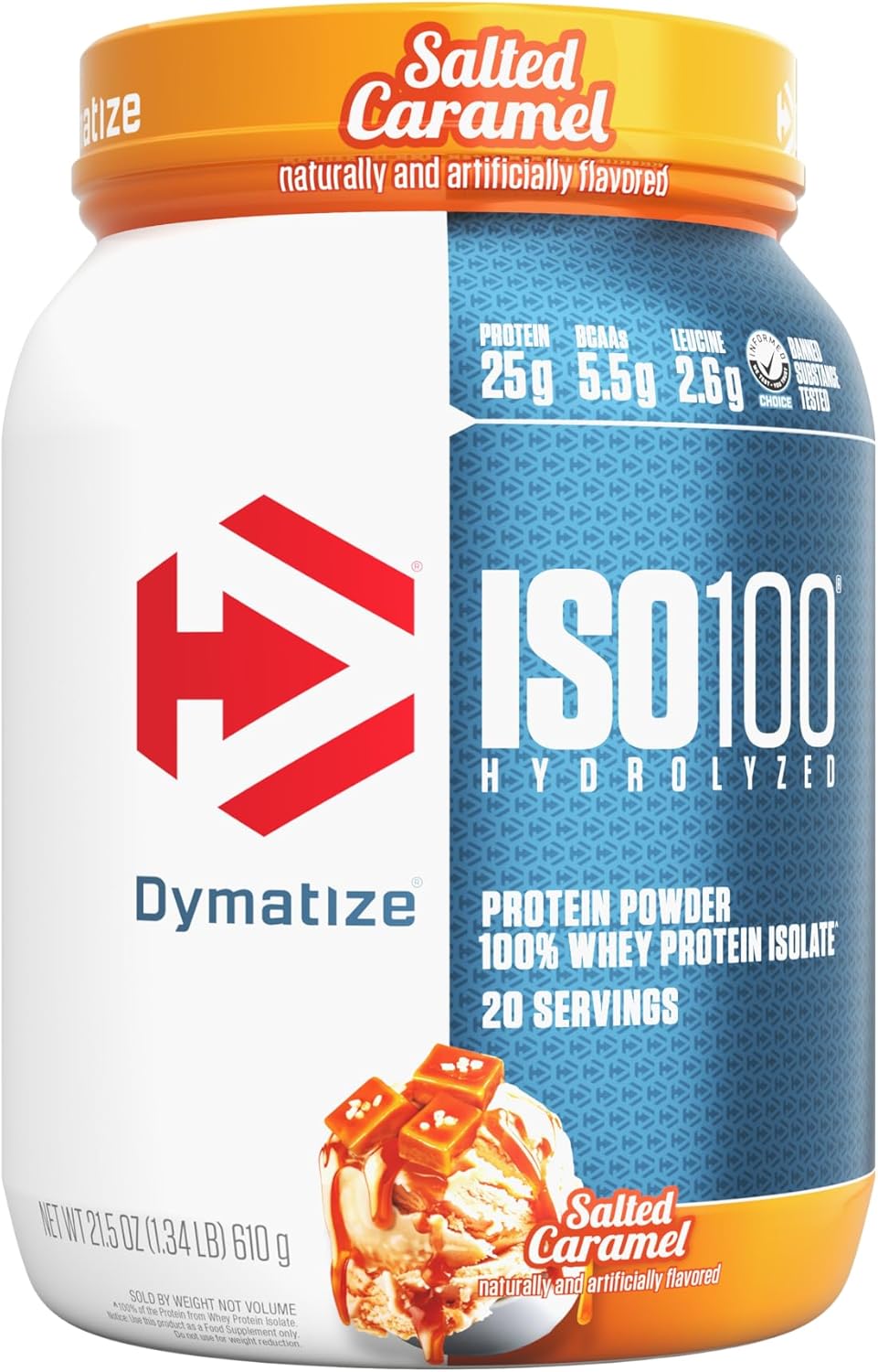 Dymatize ISO100 Whey Protein Powder Isolate for Muscle Growth