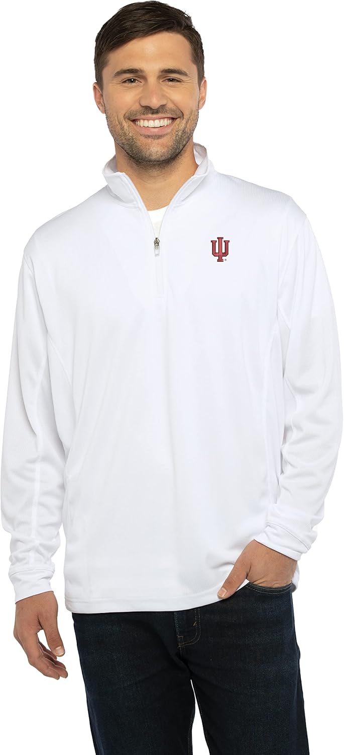 NCAA Men's Collegiate Micro Mesh Performance 1/4 Zip Pullover