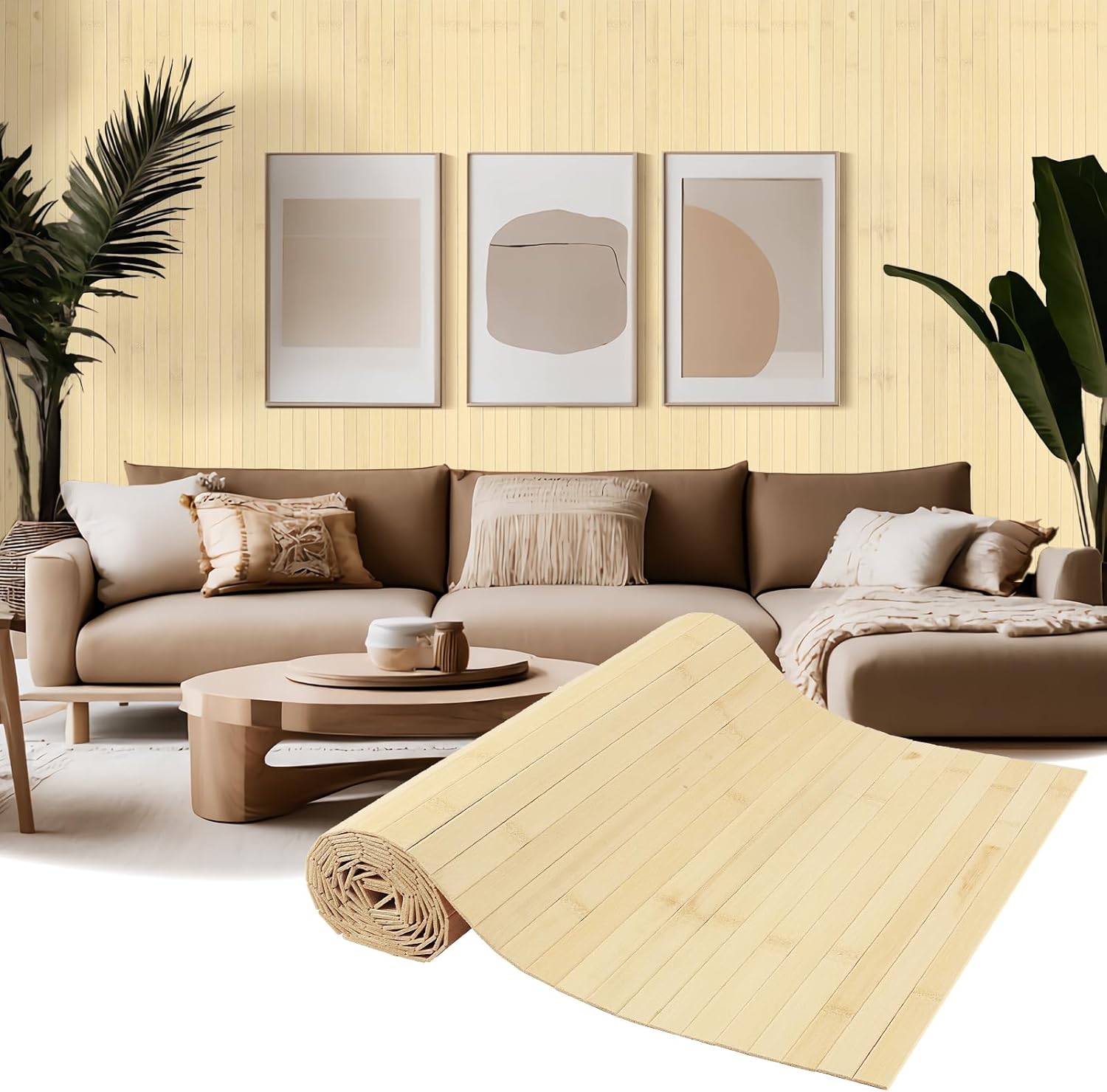 Natural Bamboo Wall Panel for Stunning Interior Wall Decor