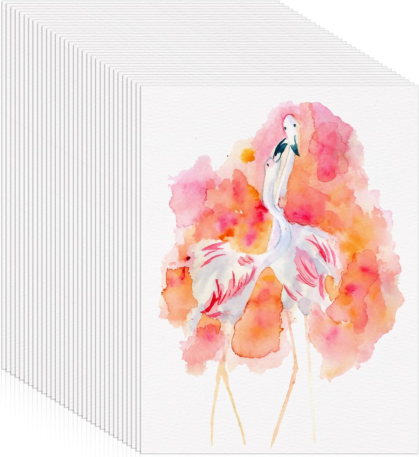 120 Sheets Watercolor Paper 8.5 x 11 for Artists and Kids