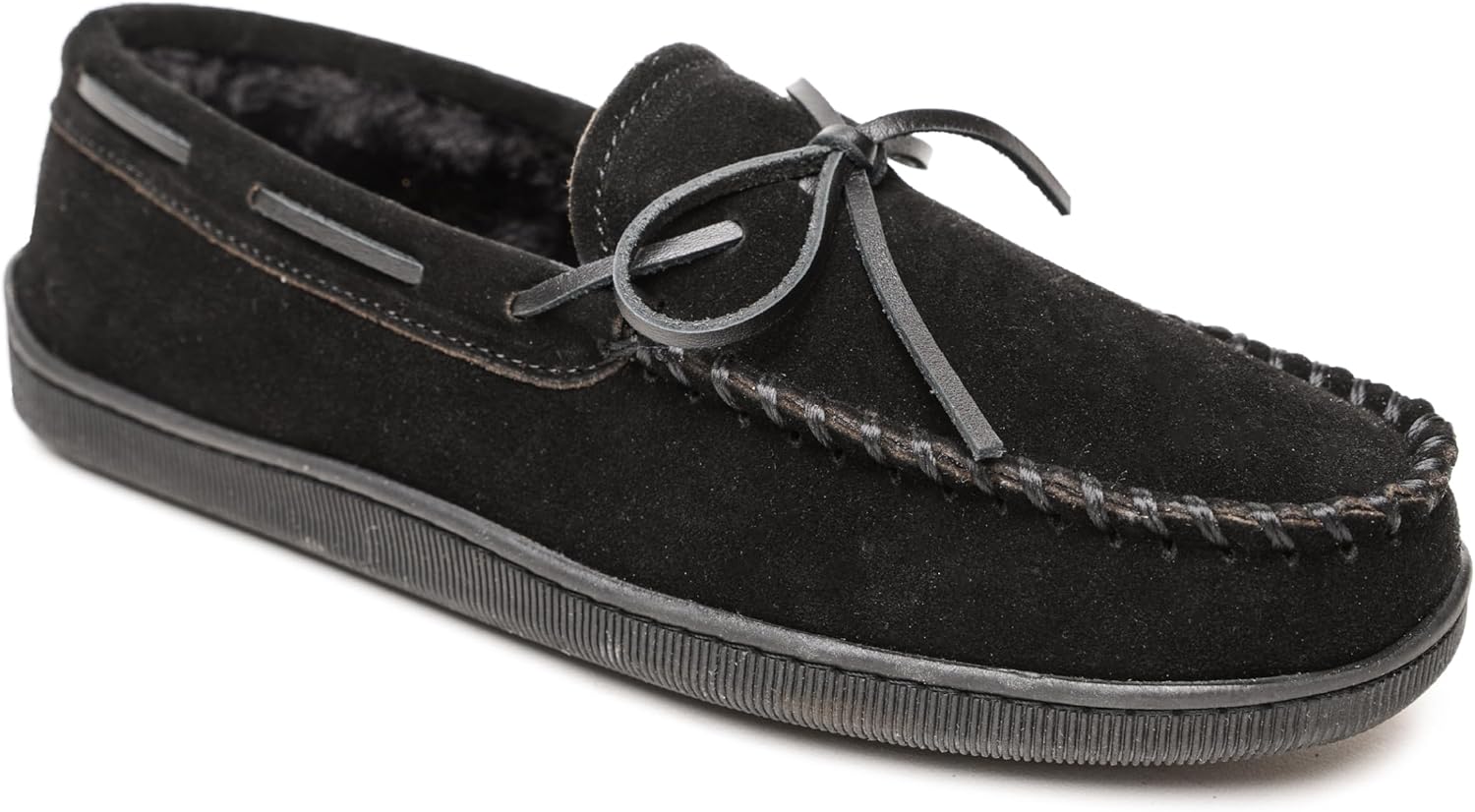 Minnetonka Men's Pile Lined Hardsole Slipper for Ultimate Comfort
