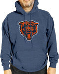Team Fan Apparel Modern Throwback Heathered Football Hoodie - Soft