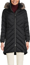 Women's Insulated Packable Primaloft Coat - Mid Thigh Warmth
