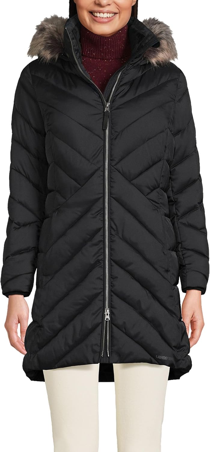Lands' End Women's Insulated Cozy Fleece Lined Coat Review