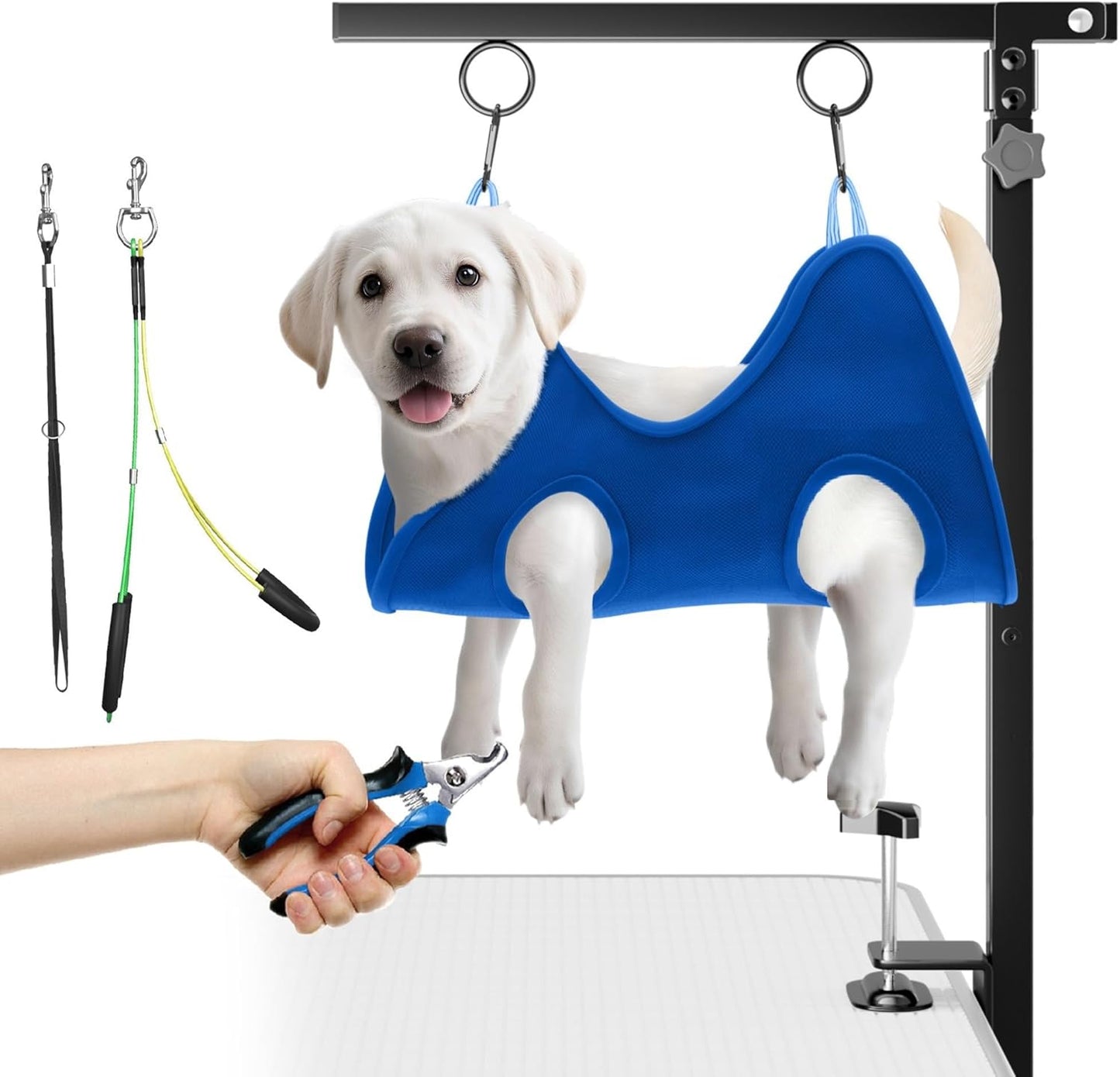 Adjustable Foldable Dog Grooming Arm for Small & Medium Dogs