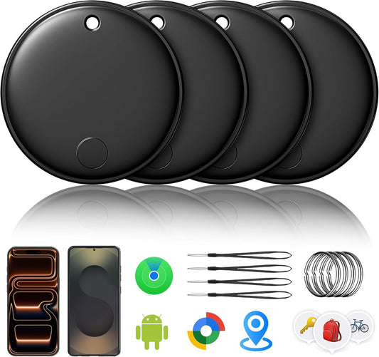 Air Tracker Smart Tags for Android & iOS - 4 Pack Bluetooth Finder