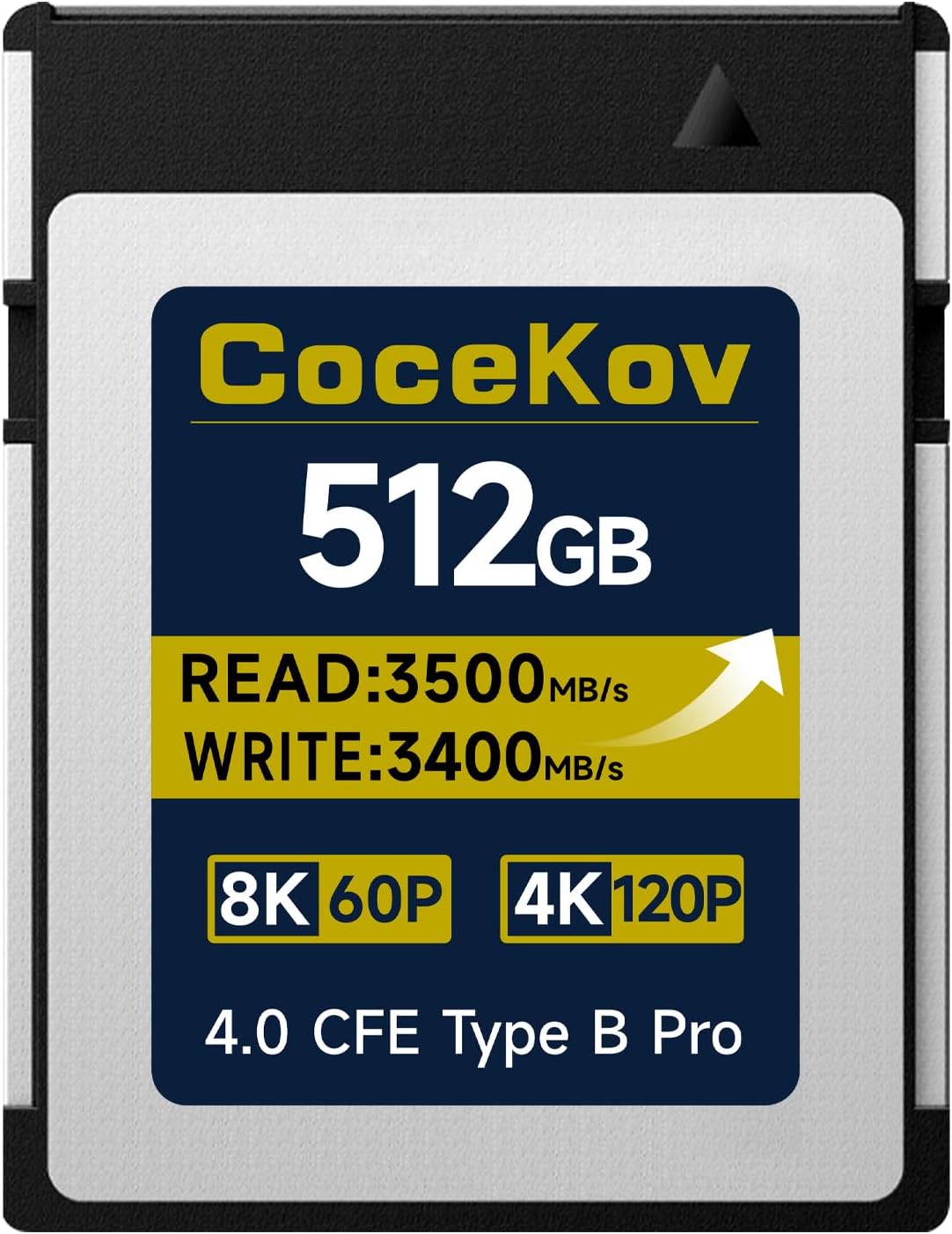 512GB CFexpress 4.0 Type B Memory Card for High-Speed Shooting